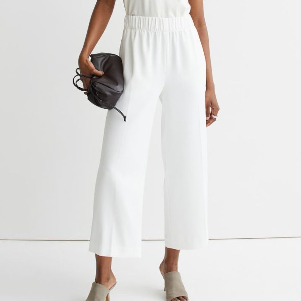 H&M WHITE PANTS